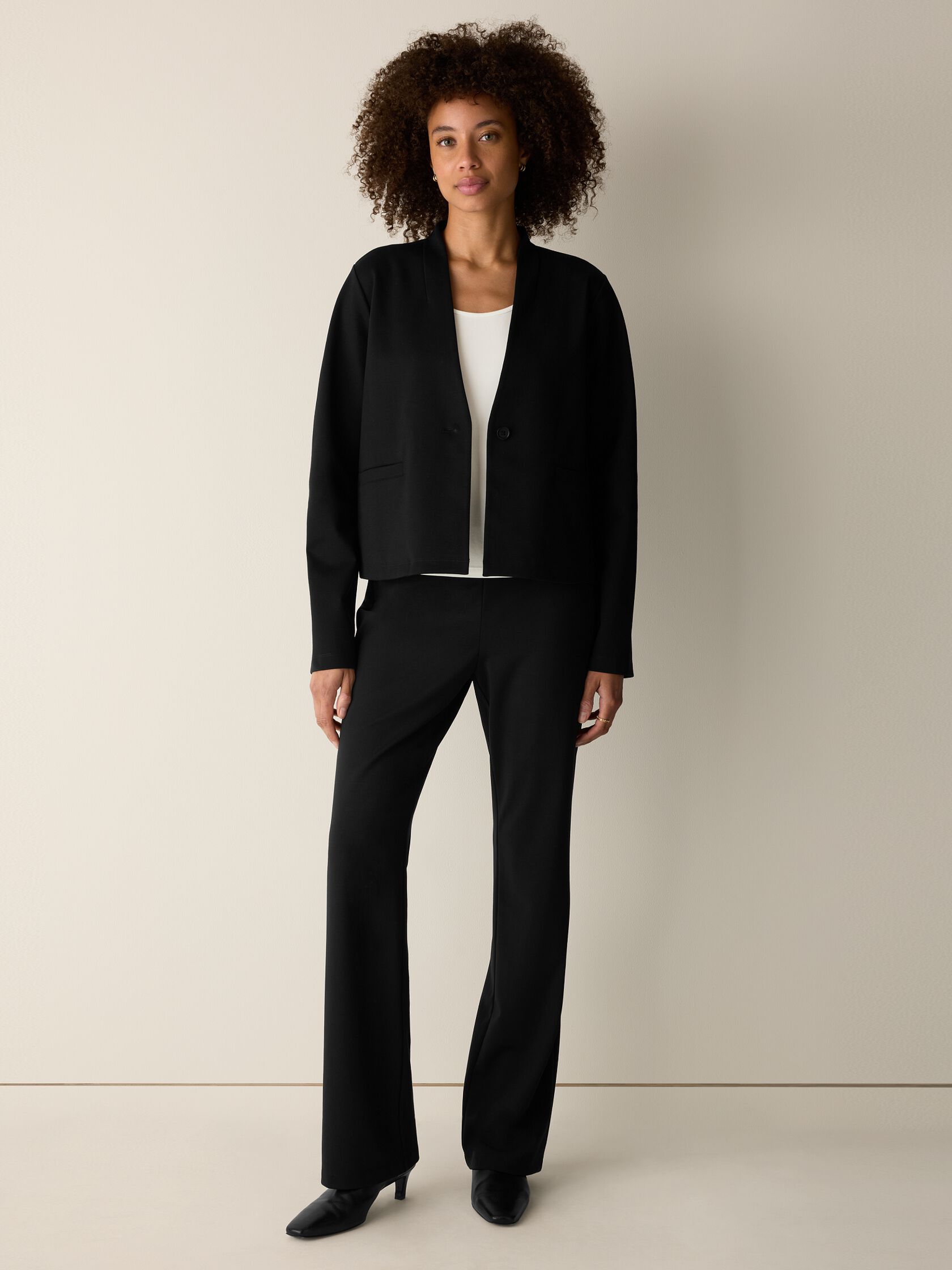 Extra-Fine Ponte Kick Pant