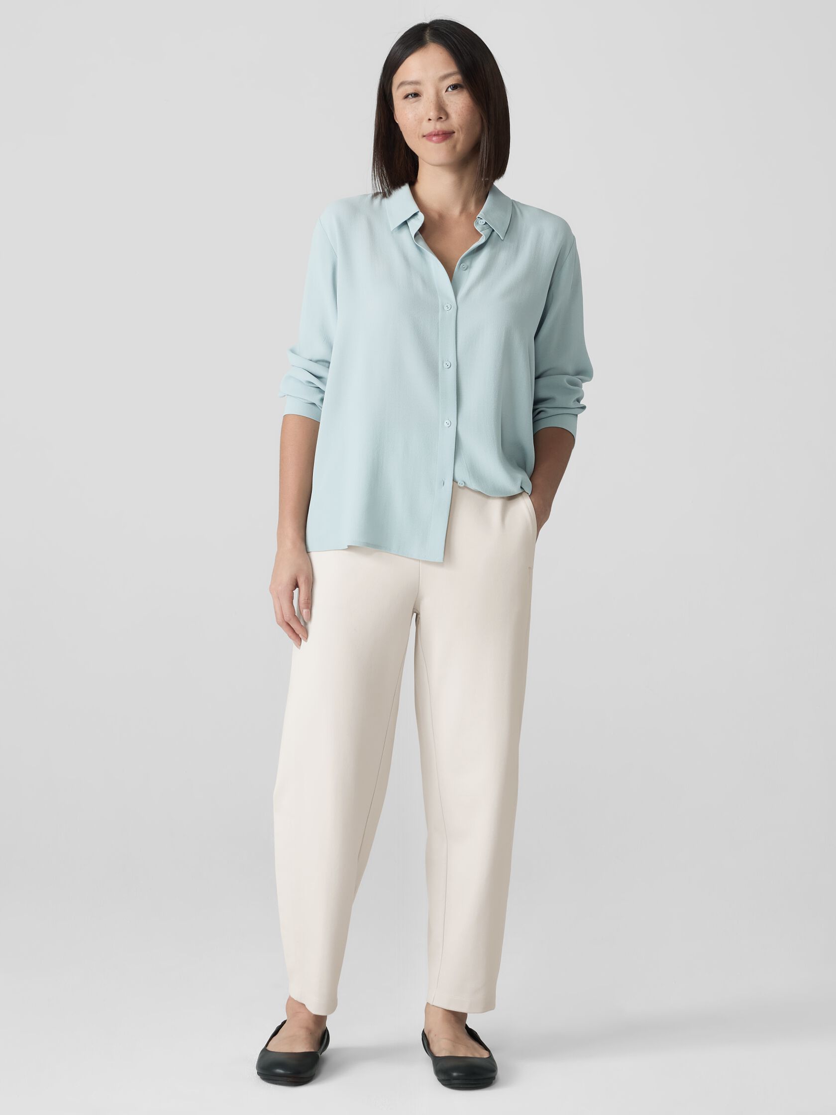 Washable Flex Ponte Lantern Pant