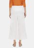 Organic Linen Cotton Striped Wide-Leg Pant