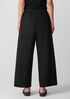 Washed Organic Cotton Poplin Wide-Leg Pant