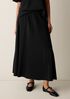 Silk Crepe de Chine Half-Circle Skirt
