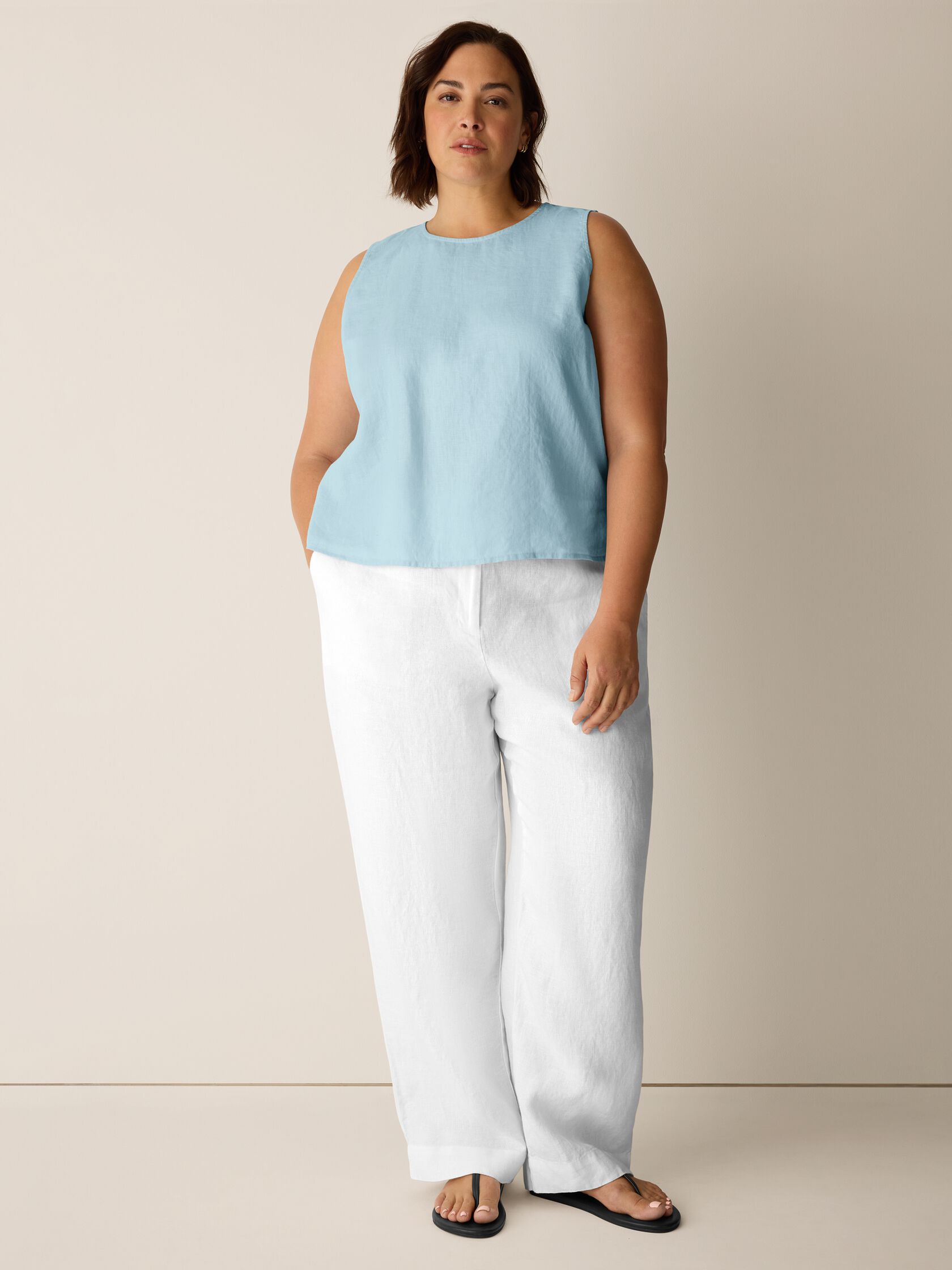 Organic Linen Shell