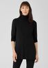 Fine Jersey Scrunch Neck Long Top