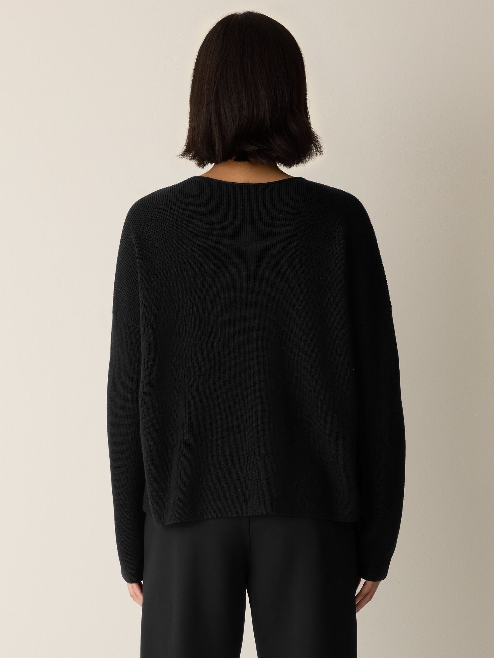 Merino Crew Neck Top in Regenerative Wool