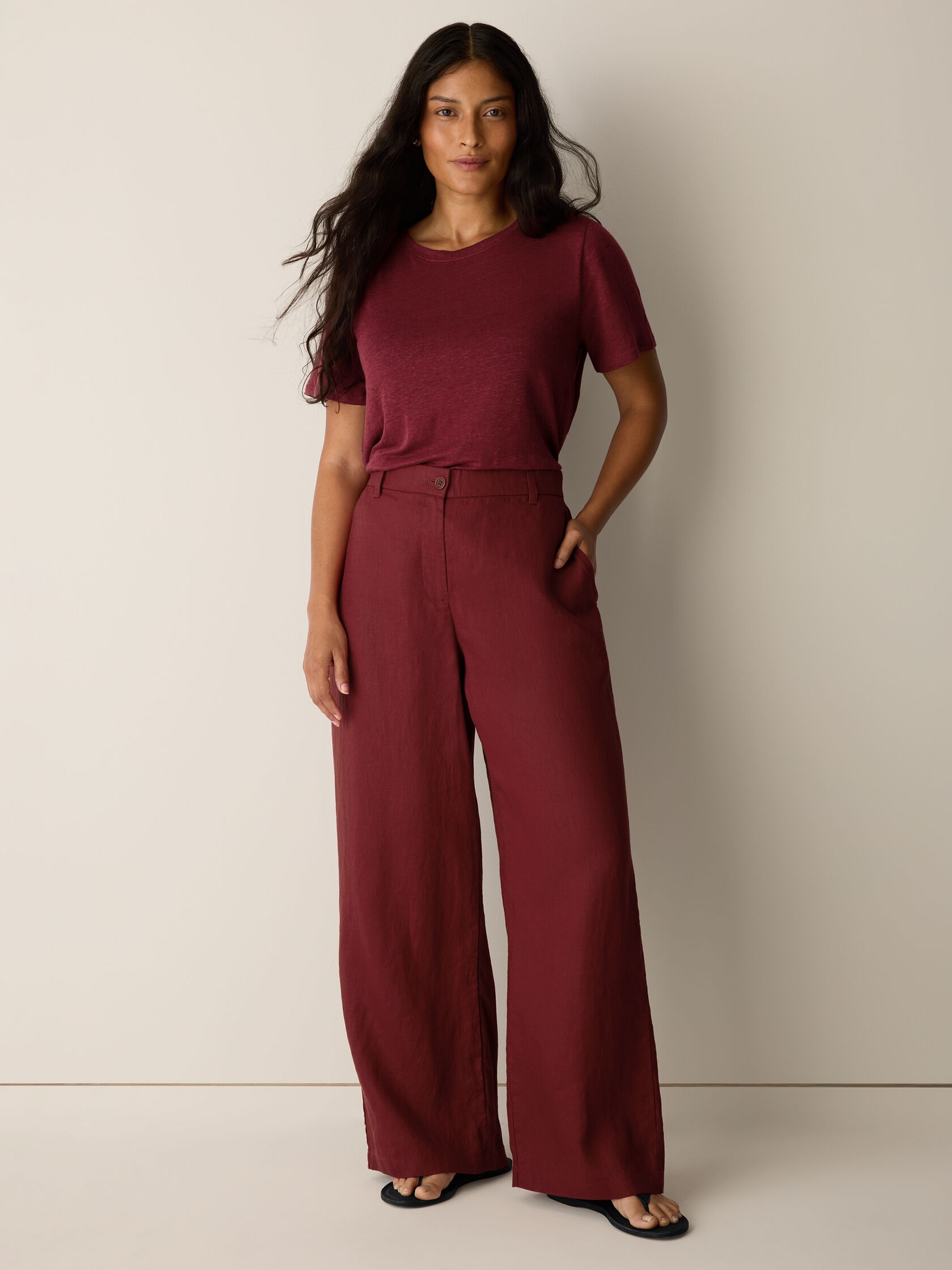 Organic Linen Full-Length Trouser