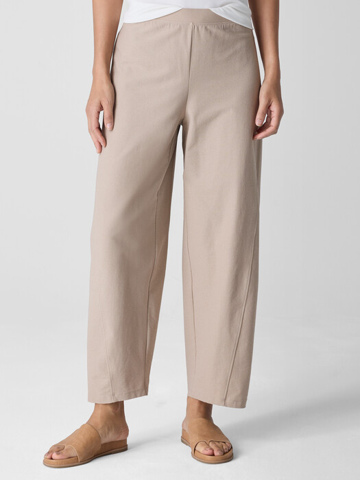 Washable Stretch Crepe Lantern Pant