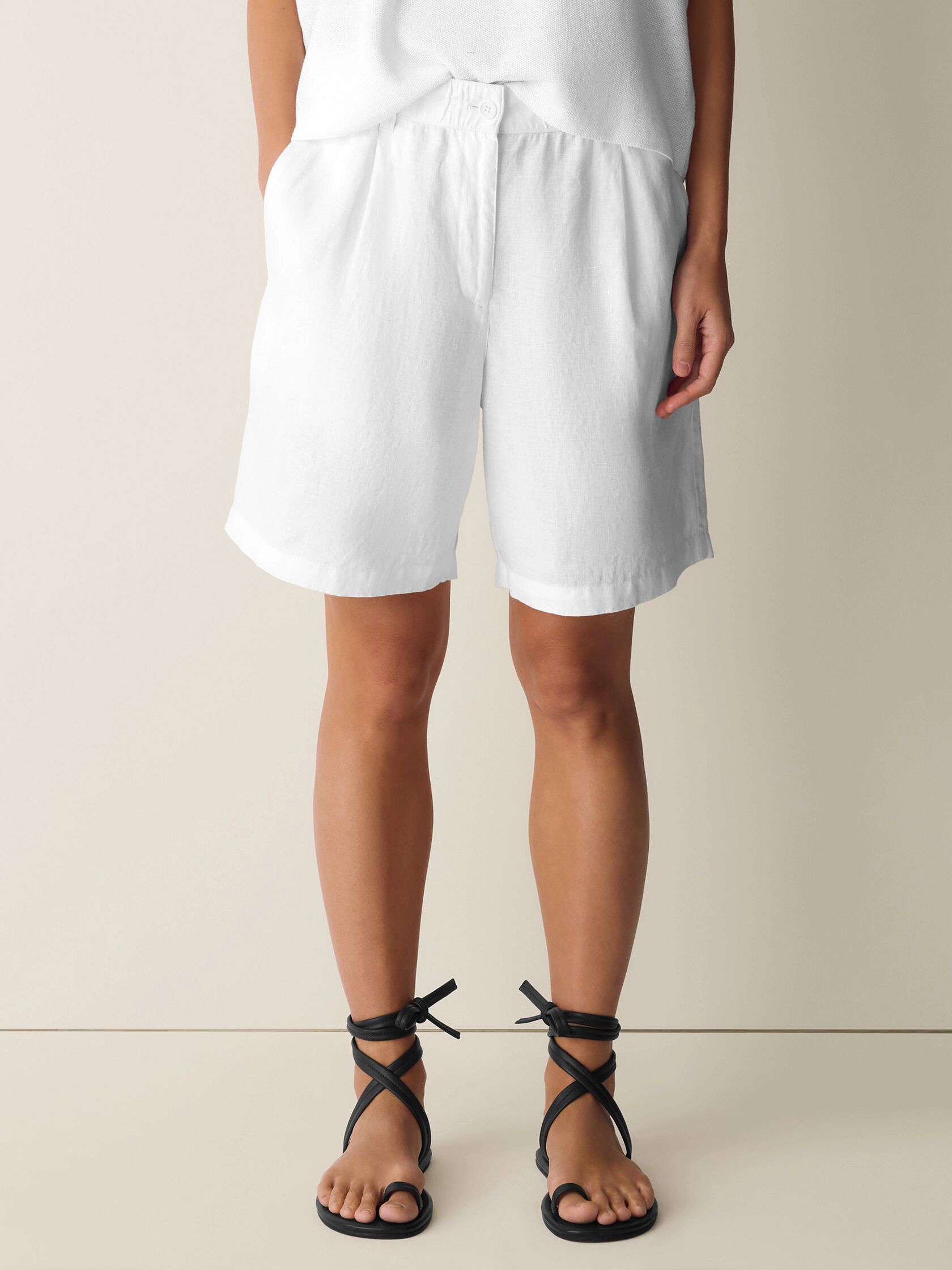 Organic Linen Shorts