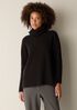 Recycled Wool Cashmere Turtleneck Top