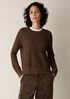 Italian Merino Crew Neck Top in Regenerative Wool