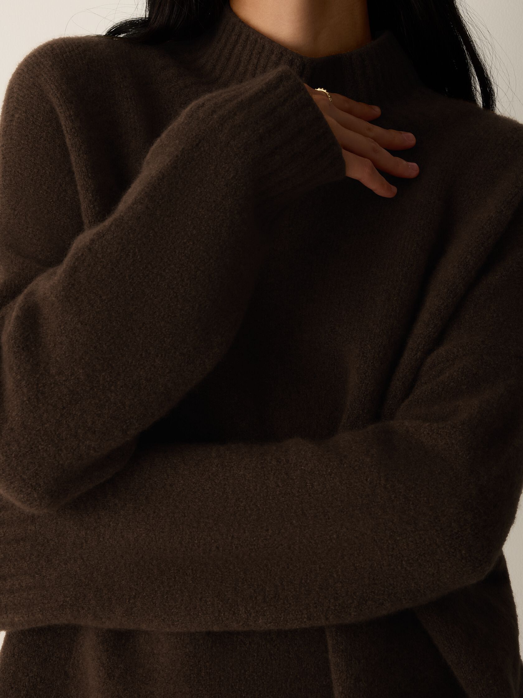 Cashmere Silk Bliss Turtleneck Top