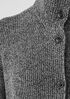 Peruvian Organic Cotton High Collar Cardigan