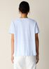Striped Organic Linen Jersey Crew Neck Tee