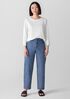 Cotton Stretch Denim Lantern Jean