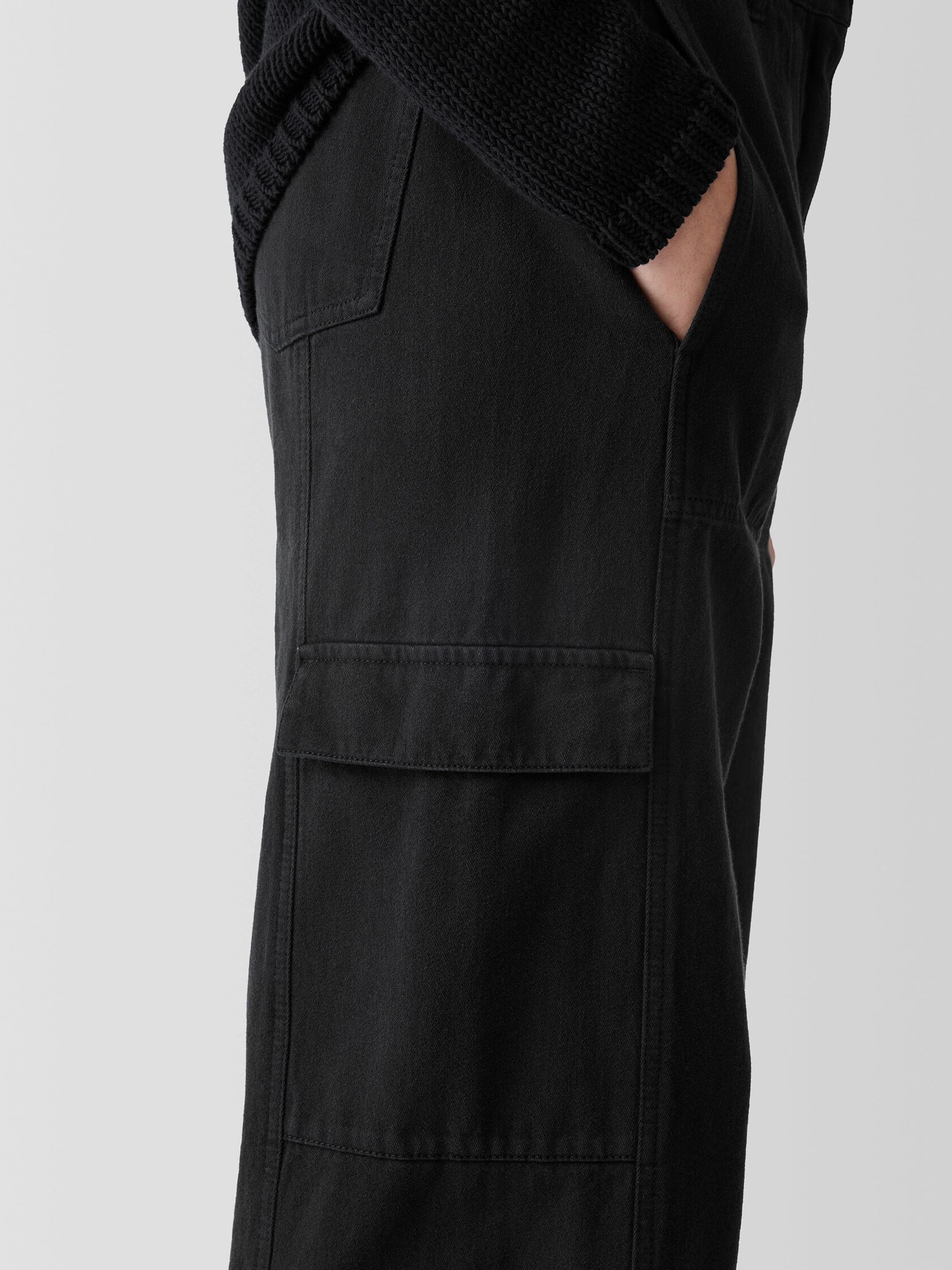 Garment-Dyed Utility Organic Cotton Cargo Pant