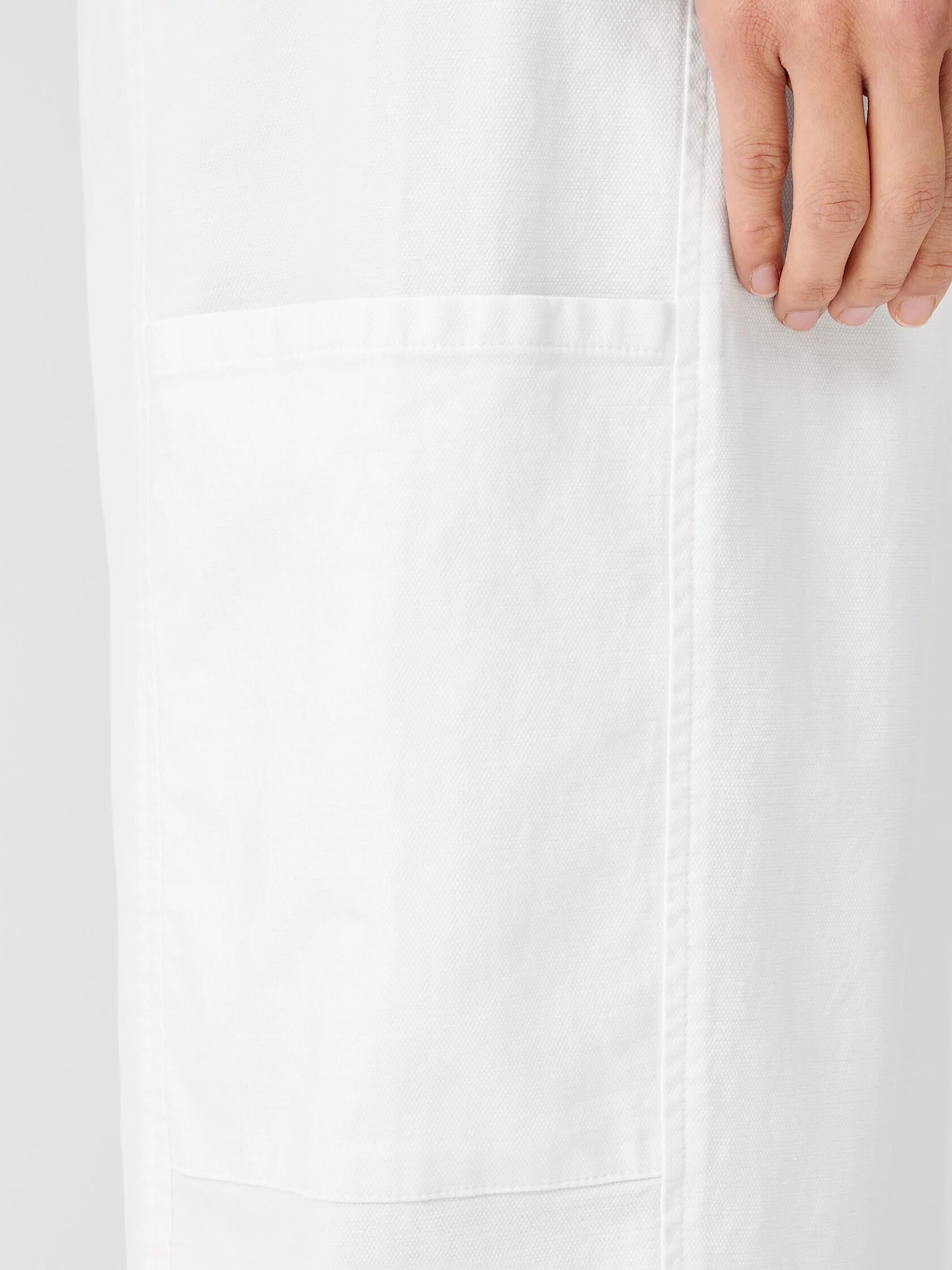 Cotton Hemp Stretch Lantern Pant