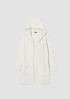 Peruvian Organic Cotton Crimp Hooded Cardigan