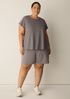 Organic Cotton Slubby Jersey Crew Neck Tee