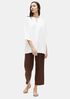 Organic Handkerchief Linen Split Neck Tunic