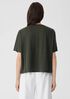 Organic Linen Jersey Round Neck Tee