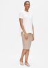 Washable Stretch Crepe Pencil Skirt