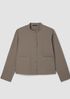 Organic Cotton Pucker Shirt Jacket