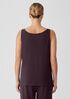 Organic Cotton Interlock Scoop Neck Sleep Tank