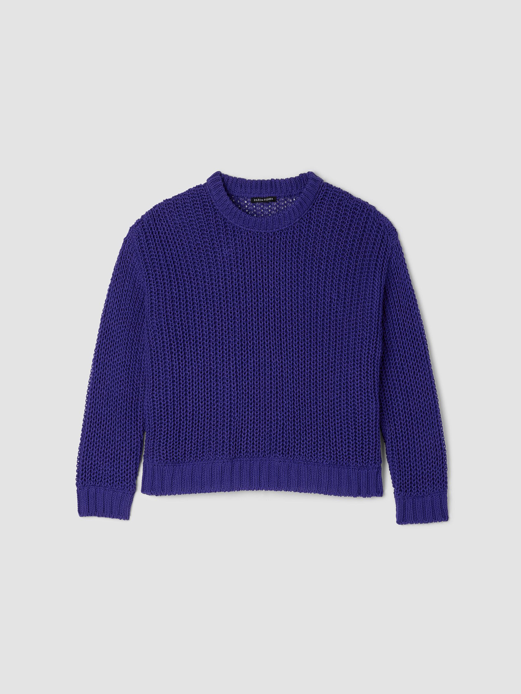 Peruvian Organic Cotton Cord Crew Neck Top