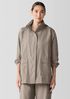 Light Cotton Nylon Stand Collar Jacket