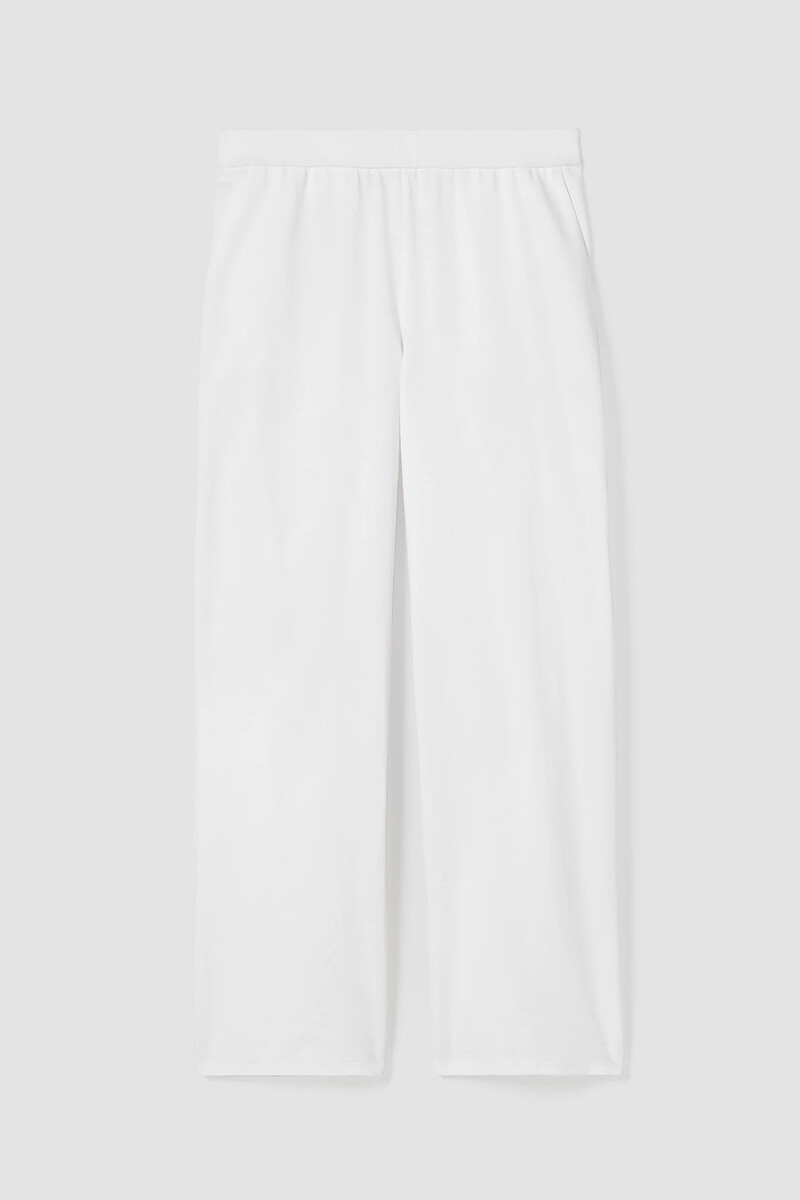 Cotton Blend Ponte Wide-Leg Pant Cotton Blend Ponte Wide-Leg Pant