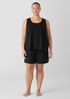 Organic Cotton Interlock U-Neck Sleep Tank