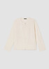 Organic Cotton Ponte Zip-Front Jacket