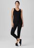 Pima Cotton Stretch Jersey Scoop Neck Tank