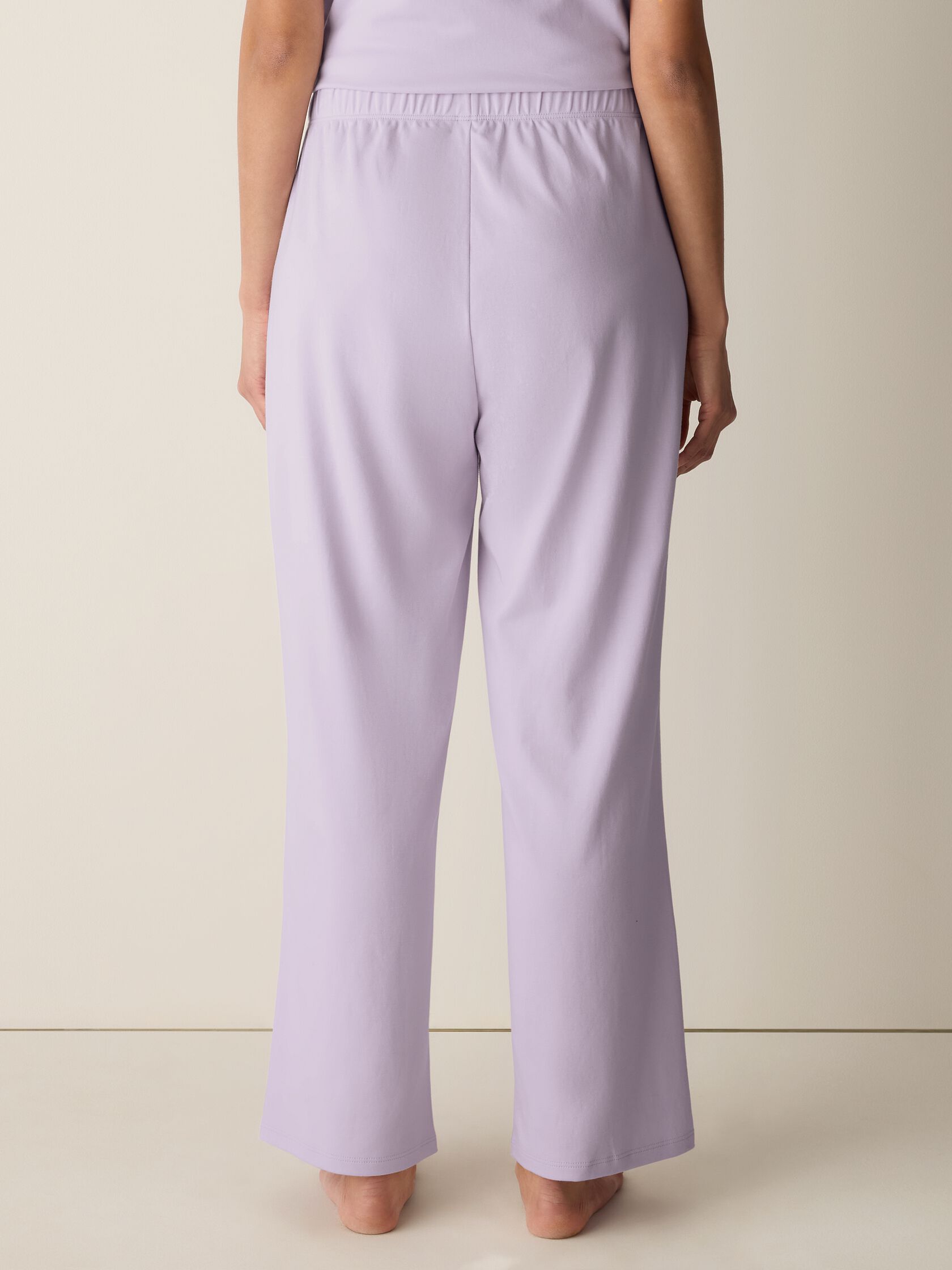 Organic Cotton Interlock Straight Sleep Pant