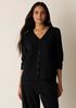 Cross Hatch Stretch Jersey Button-Front Top