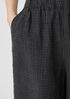 Puckered Organic Linen Wide-Leg Pant