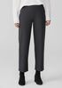 Washable Stretch Crepe Straight Pant