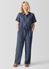 Airy Organic Cotton Twill Jumpsuit