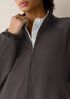 Lightweight Ponte High Collar Jacket