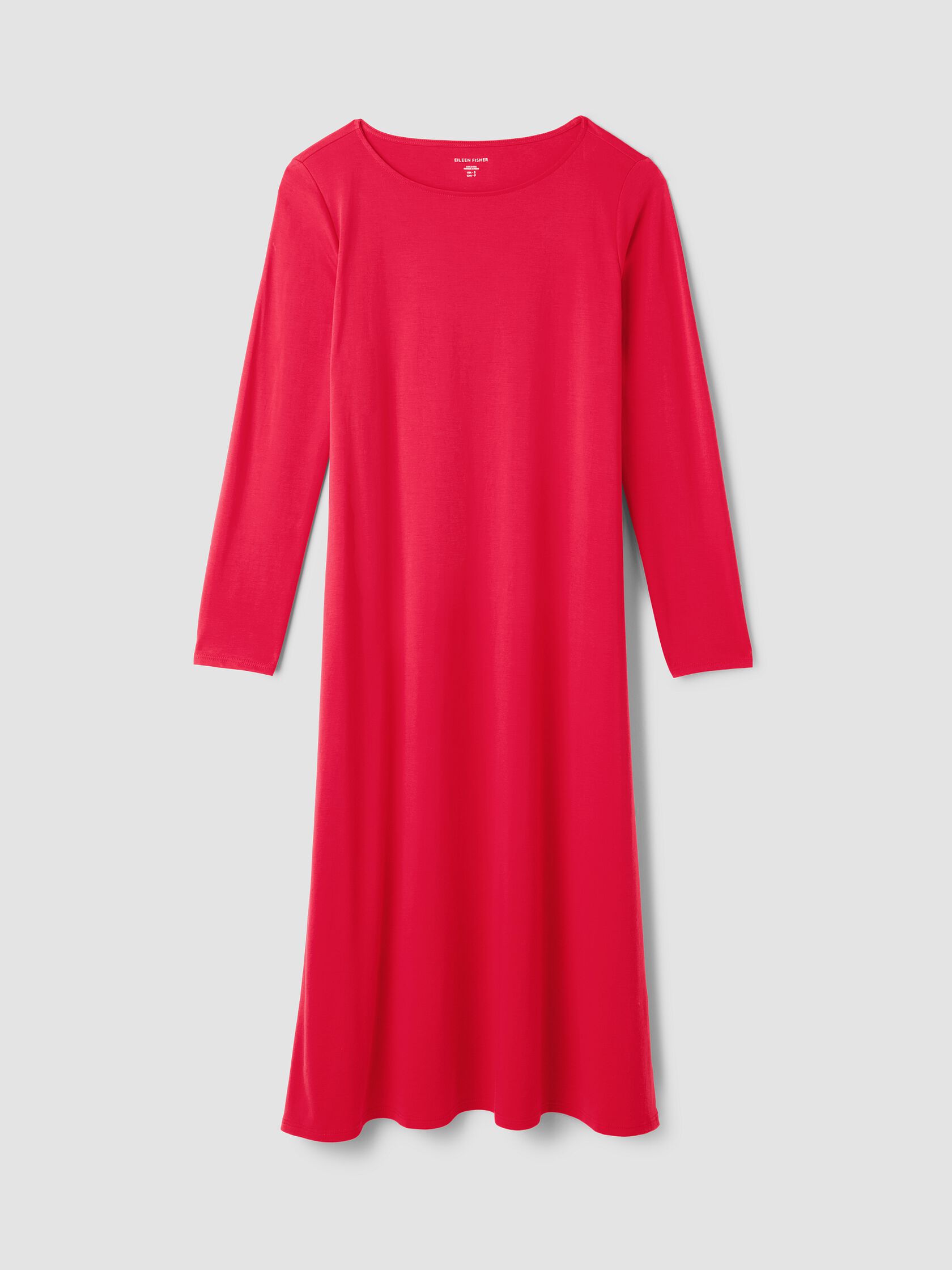 Organic Cotton Interlock Bateau Neck Sleep Dress