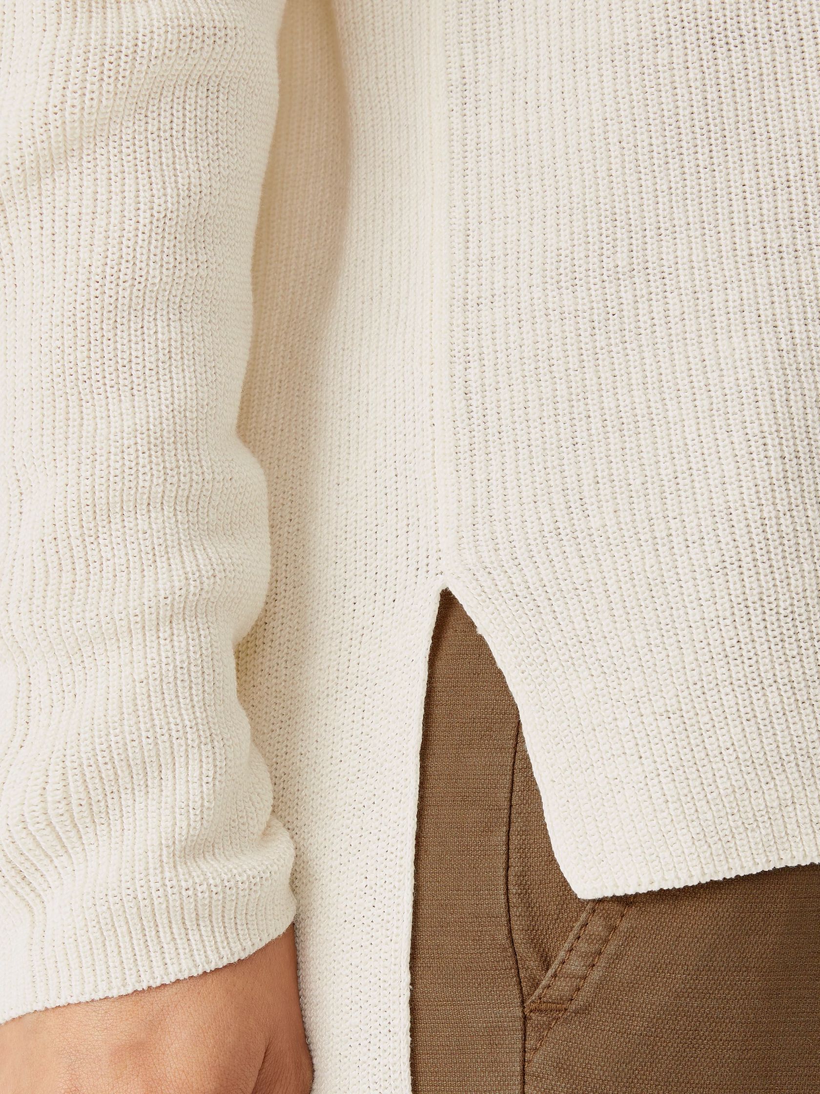 Organic Linen Cotton Crew Neck Box-Top