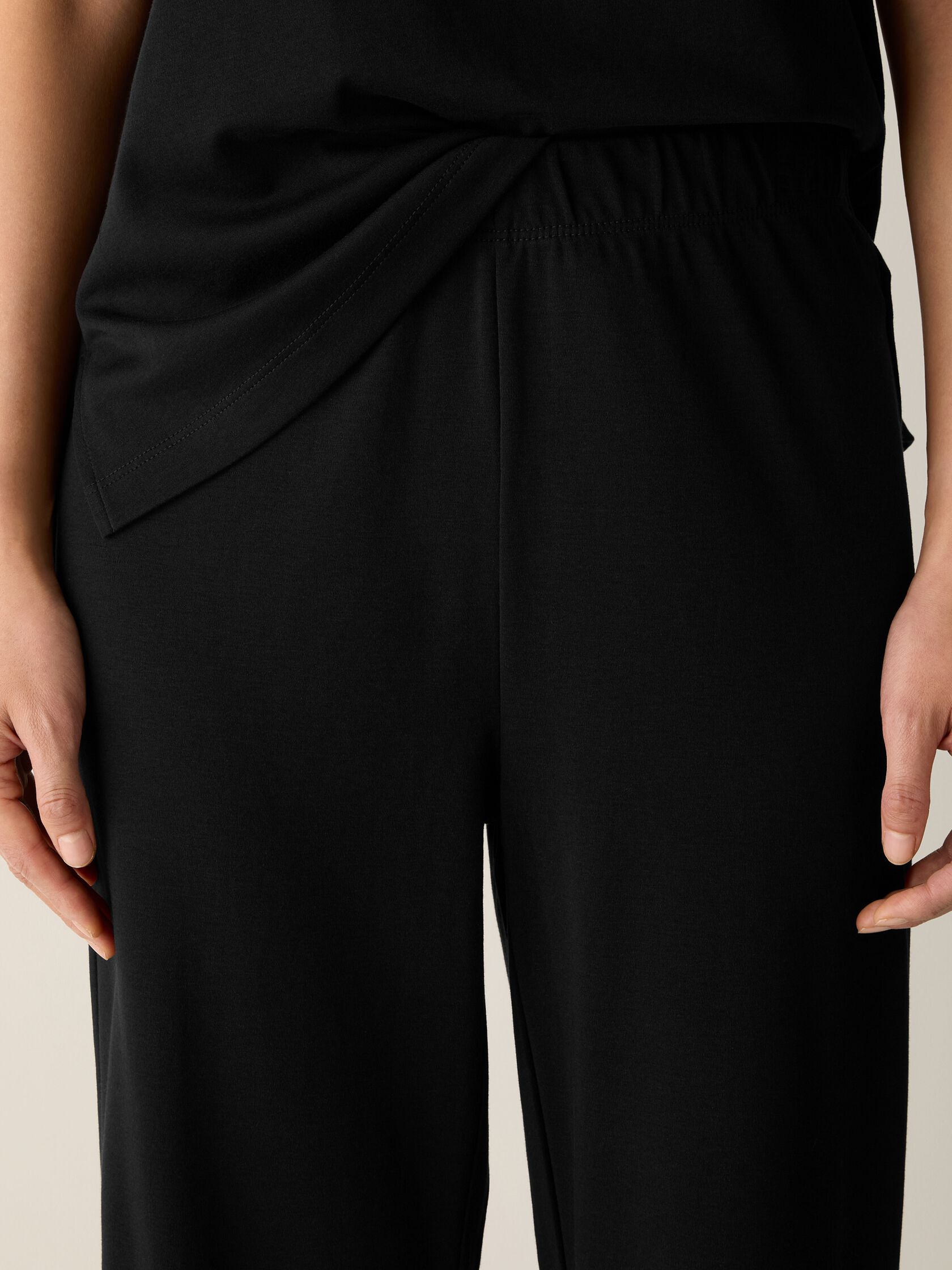 Organic Cotton Interlock Straight Sleep Pant
