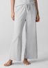 Mélange Organic Cotton Interlock Wide-Leg Sleep Pant