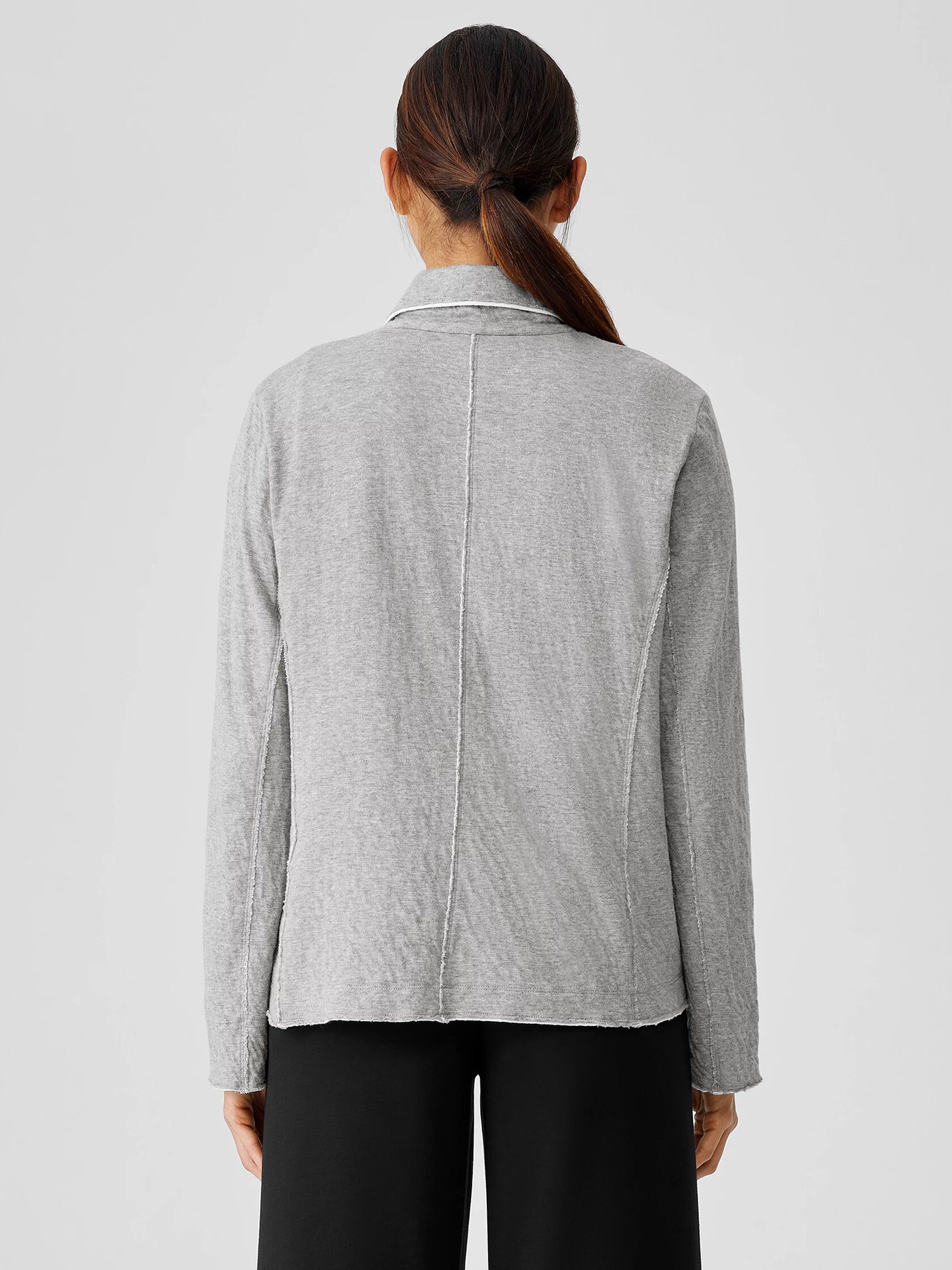 Double Layer Organic Cotton Blazer