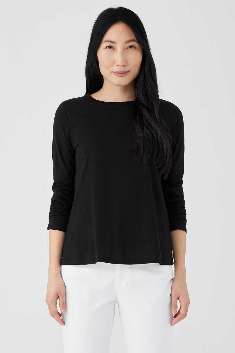 Organic Pima Cotton Jersey Long-Sleeve Tee Organic Pima Cotton Jersey Long-Sleeve Tee