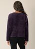 Cozy Velour Knit Bateau Neck Top
