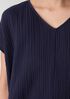 Organic Cotton Lofty Gauze V-Neck Square Top