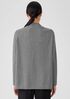 Recycled Cashmere Wool Mock Neck Box-Top
