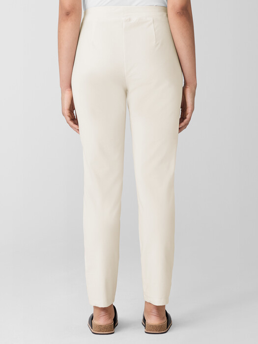 Washable Stretch Crepe Slim Pant