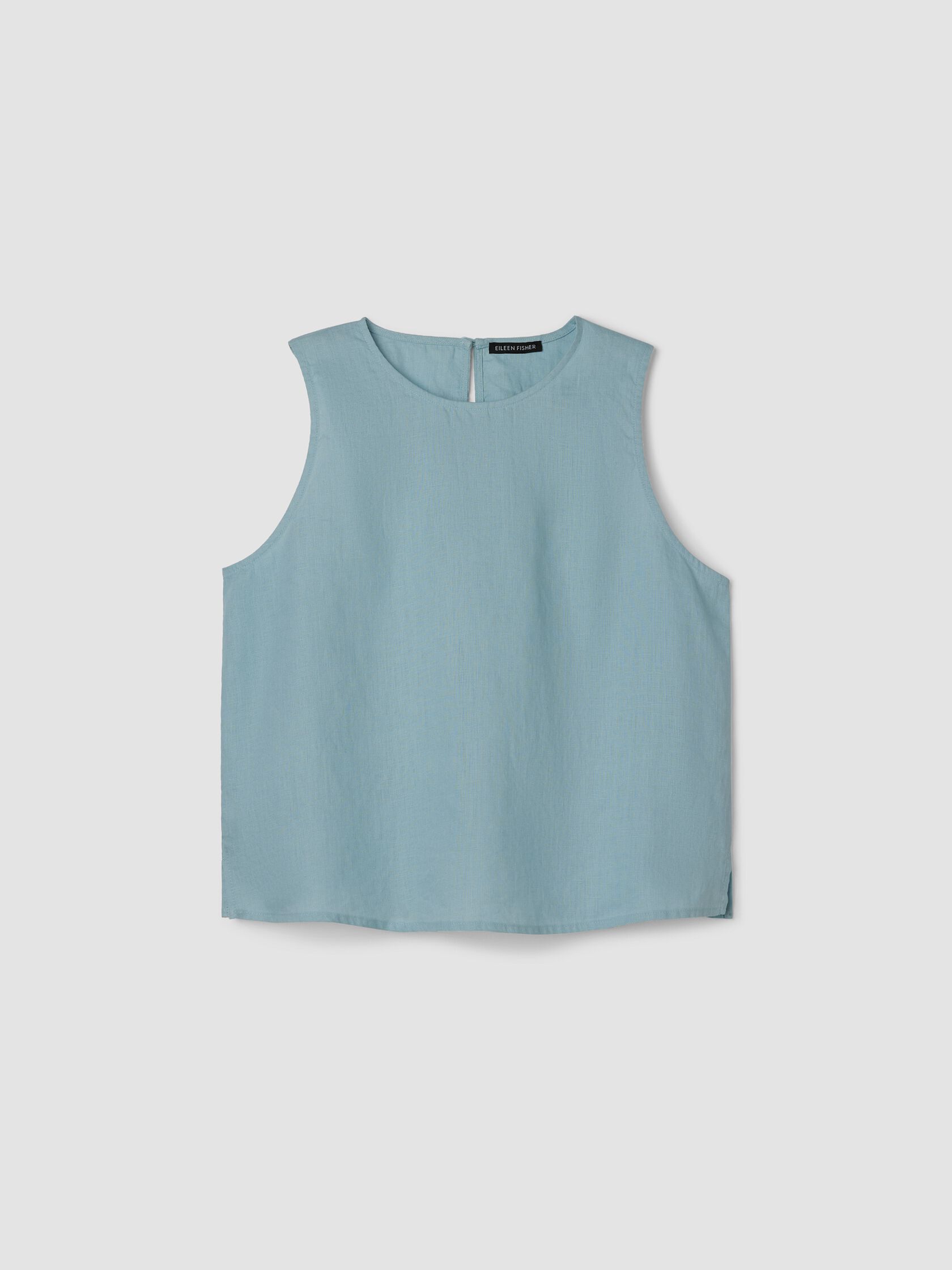 Organic Linen Round Neck Tank