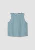 Organic Linen Round Neck Tank